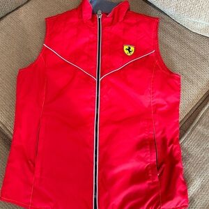 Ferrari women’s Bright Red Vest with Logo